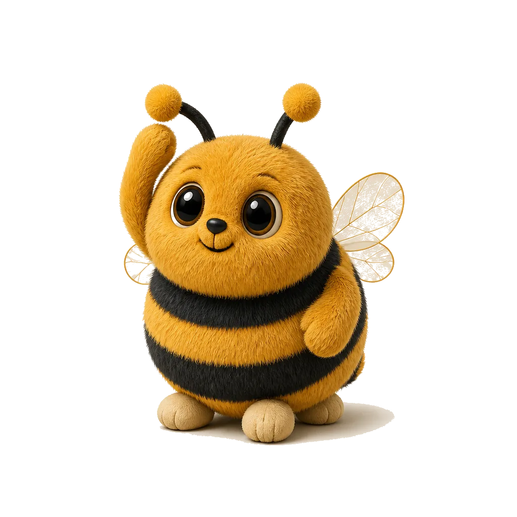 SpeechBee listens beside the waveform